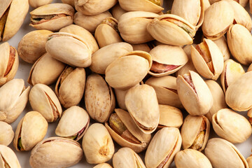 Fototapeta premium Roasted and salted pistachios in shell
