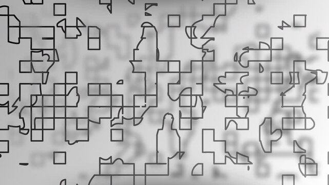 White background with abstract grid pattern overlayed. Suitable for elegant, modern, and minimalist design projects and presentations.