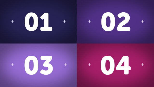 Multiscreen Layout Scale X4 09 &ndash; Animated Multi Screen Grid with Smooth Scaling Motion, Modern Digital Display Layout for Video, Broadcast and Media Content