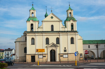 Church of Saint Sigismund (kościół świętego Zygmunta), facade with two towers. Częstochowa, Poland. © aerrant
