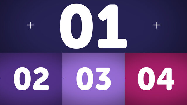 Multiscreen Layout Scale X4 25 &ndash; Animated Multi Screen Grid with Smooth Scaling Motion, Modern Digital Display Layout for Video, Broadcast and Media Content
