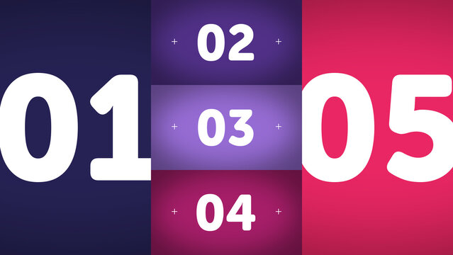 Multiscreen Layout Scale X5 12 &ndash; Animated Multi Screen Grid with Smooth Scaling Motion, Modern Digital Display Layout for Video, Broadcast and Media Content