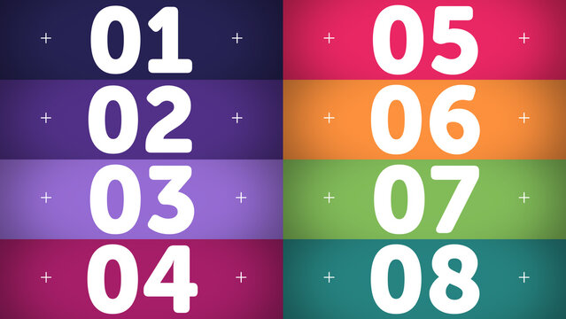 Multiscreen Layout Scale X8 02 &ndash; Animated Multi Screen Grid with Smooth Scaling Motion, Modern Digital Display Layout for Video, Broadcast and Media Content