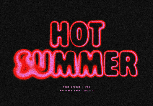 Red and Pink Dissolving Text Effect