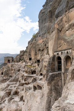 Vardzia a cave monastery was built during the reign of Queen Tamar, Georgia.