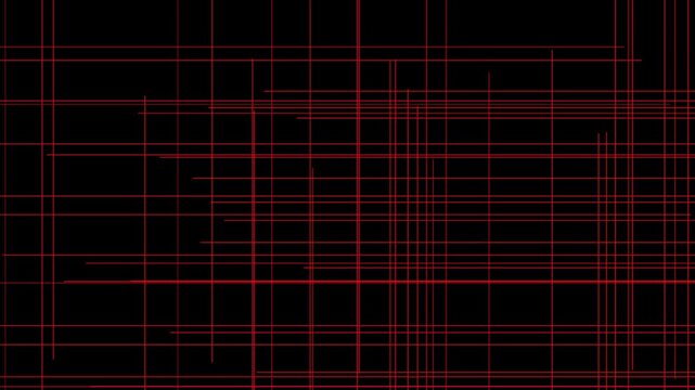 Red and black plaid pattern background.