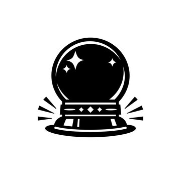 Glimpse into the Unknown with this Mystical Crystal Ball Icon: A Symbol of Fortune Telling, Clairvoyance, and Future Predictions, Radiating Enchantment, Spiritual Insight, and Magical Prophecy for Eso