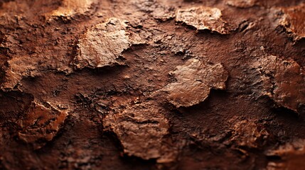 Fototapeta premium Seamless Brown Earth Texture Background for Natural Surface, Rustic and Rough Landlike Appeal