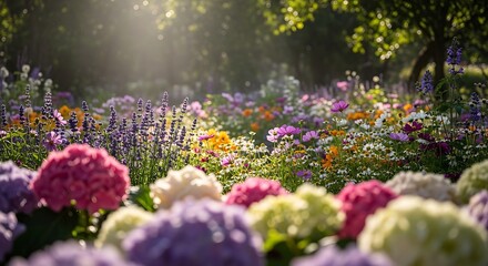 Obraz premium Vibrant floral meadow
