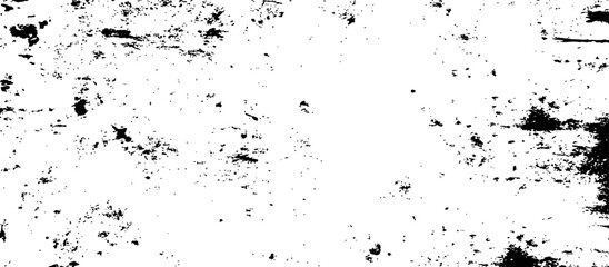 Fototapeta premium Black and White Grunge Distressed Texture Overlay Background Design Element