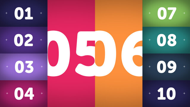 Multiscreen Layout Scale &Chi;10 06&ndash; Animated Multi Screen Grid with Smooth Scaling Motion, Modern Digital Display Layout for Video, Broadcast and Media Content