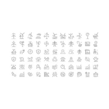 A collection of various chinese characters Vector