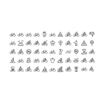 A collection of various mathematical and musical symbols