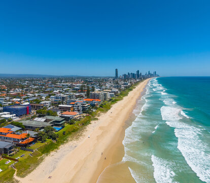 Aerial view of Surfers Paradise