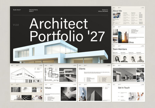 Architecture Design Portfolio Presentation Template