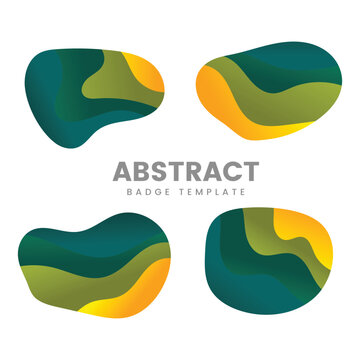 Set of Colorful abstract symbols