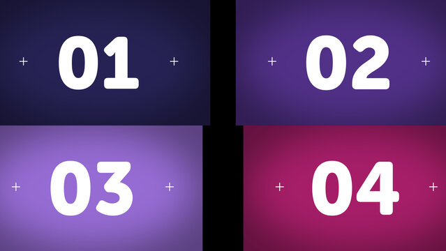 Multiscreen Layout Position X4 13 &ndash; Dynamic Multi Display Animation, Moving Screen Panels Layout, Modern Video Wall Presentation for Media, Technology and Branding Showcase