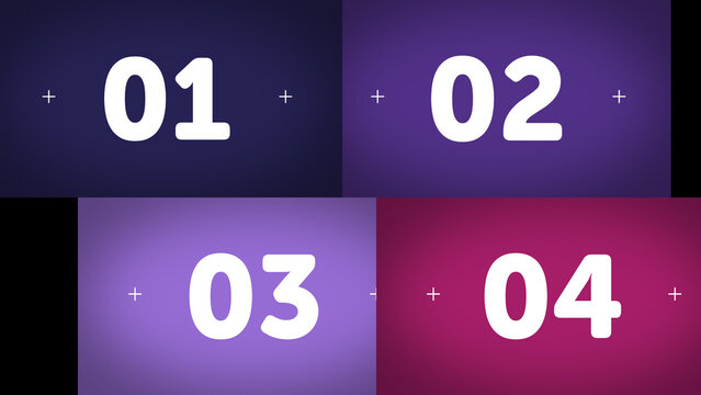 Multiscreen Layout Position X4 15 &ndash; Dynamic Multi Display Animation, Moving Screen Panels Layout, Modern Video Wall Presentation for Media, Technology and Branding Showcase