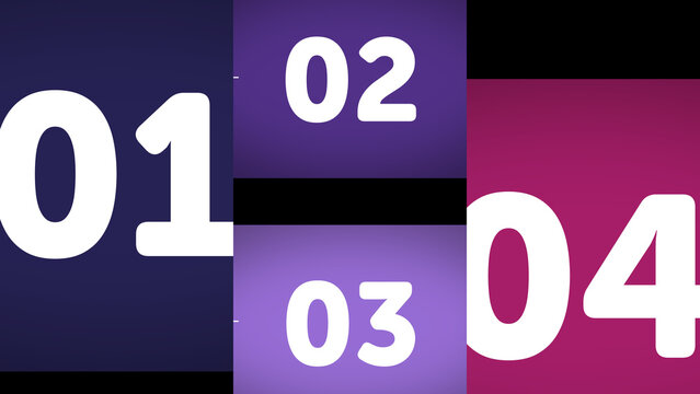 Multiscreen Layout Position X4 33 &ndash; Dynamic Multi Display Animation, Moving Screen Panels Layout, Modern Video Wall Presentation for Media, Technology and Branding Showcase