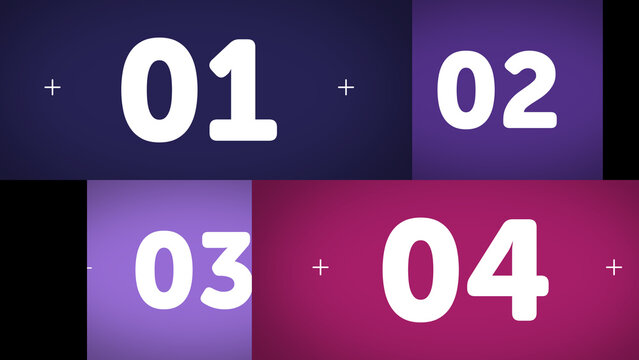 Multiscreen Layout Position X4 41 &ndash; Dynamic Multi Display Animation, Moving Screen Panels Layout, Modern Video Wall Presentation for Media, Technology and Branding Showcase