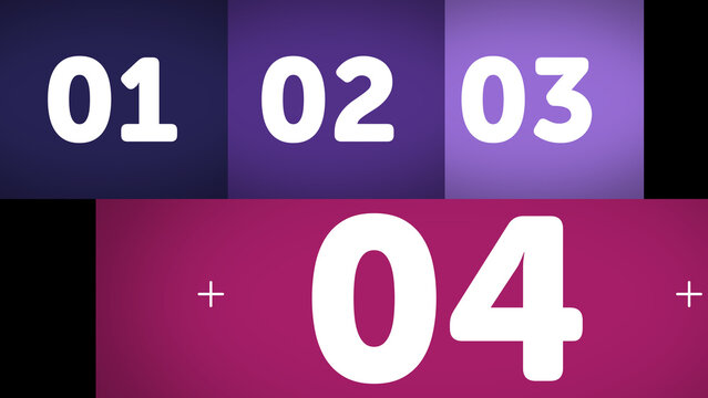 Multiscreen Layout Position X4 47 &ndash; Dynamic Multi Display Animation, Moving Screen Panels Layout, Modern Video Wall Presentation for Media, Technology and Branding Showcase