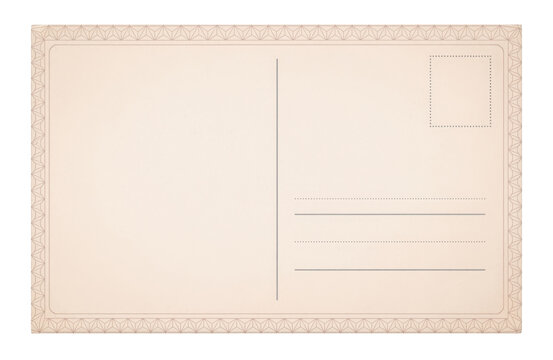 Enhancing personalized guest experience through vintage travel correspondence using an antique postcard mockup for retro invitation marketing or nostalgic international dispatch service