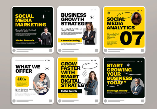 Modern Business Social Media Post Template