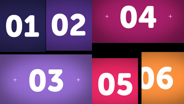 Multiscreen Layout Position X6 04 &ndash; Dynamic Multi Display Animation, Moving Screen Panels Layout, Modern Video Wall Presentation for Media, Technology and Branding Showcase