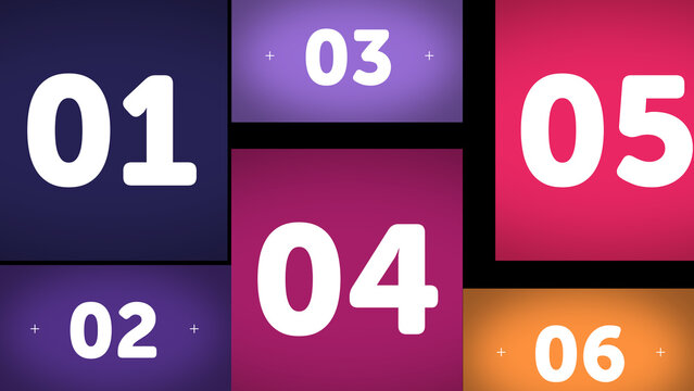 Multiscreen Layout Position X6 08 &ndash; Dynamic Multi Display Animation, Moving Screen Panels Layout, Modern Video Wall Presentation for Media, Technology and Branding Showcase