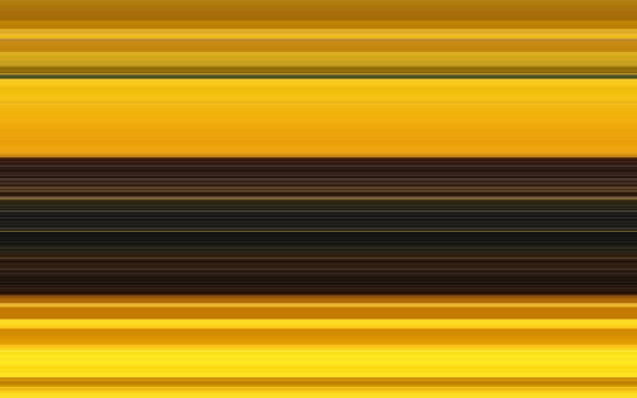 An abstract background made up of horizontal yellow, black, and orange straight lines.