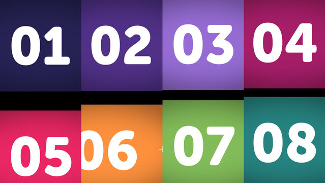 Multiscreen Layout Position X8 02 &ndash; Dynamic Multi Display Animation, Moving Screen Panels Layout, Modern Video Wall Presentation for Media, Technology and Branding Showcase