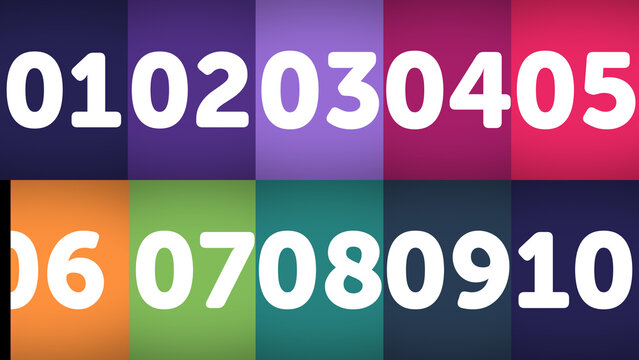 Multiscreen Layout Position X10 01 &ndash; Dynamic Multi Display Animation, Moving Screen Panels Layout, Modern Video Wall Presentation for Media, Technology and Branding Showcase