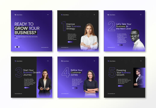 Business Strategy Social Media Post Template