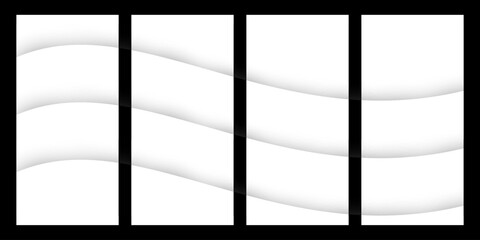 White Seamless Carousel Template Frame Vector Background © Ipang Design
