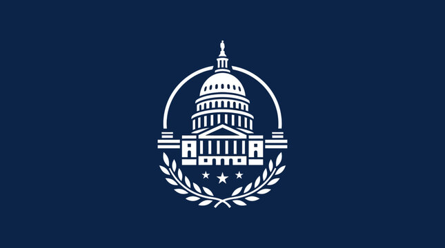 Stylized Emblem of the US Capitol Building