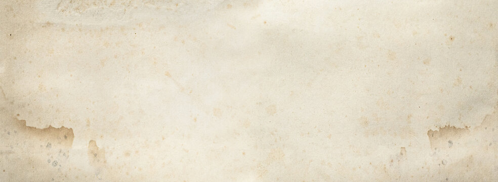 Vintage stained blank banner old paper texture