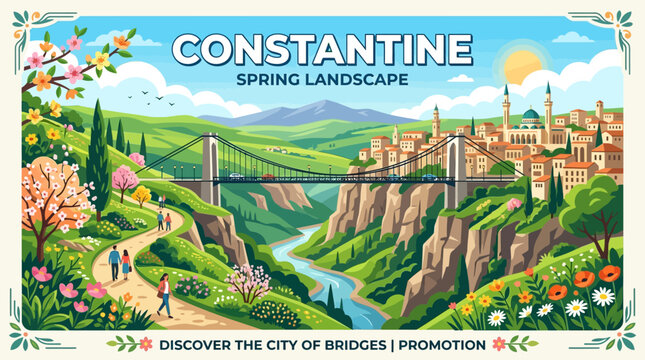 Constantine Spring Landscape City of Bridges
