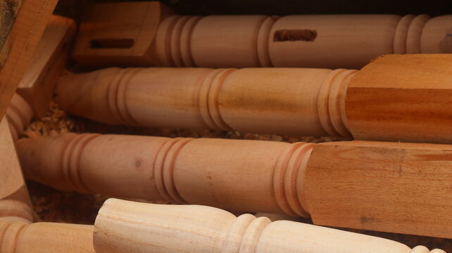 Wood Lathe Machine Wood Turning Process  Creative Woodworking Skills and Tools
