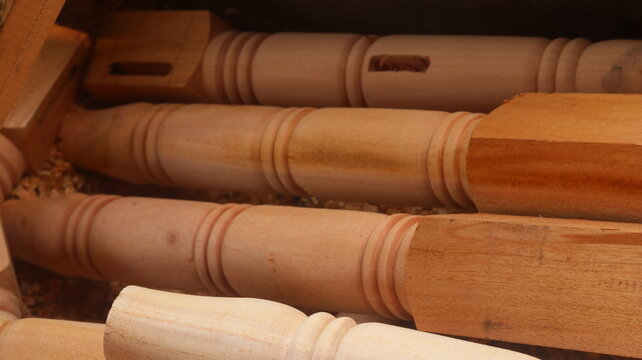 Wood Lathe Machine Wood Turning Process  Creative Woodworking Skills and Tools
