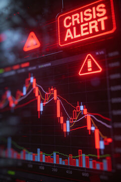 Market Unrested Stocks Fall Analysis Chart Global Financial Crisis