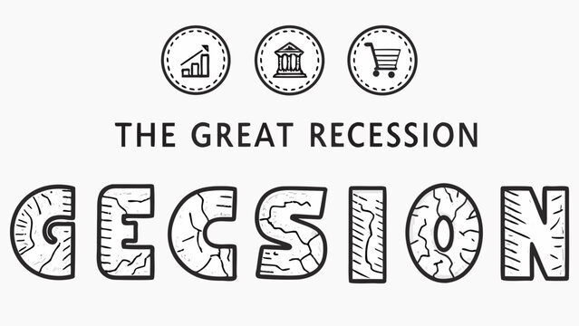 The great recession financial crisis and economic downturn illustrated
