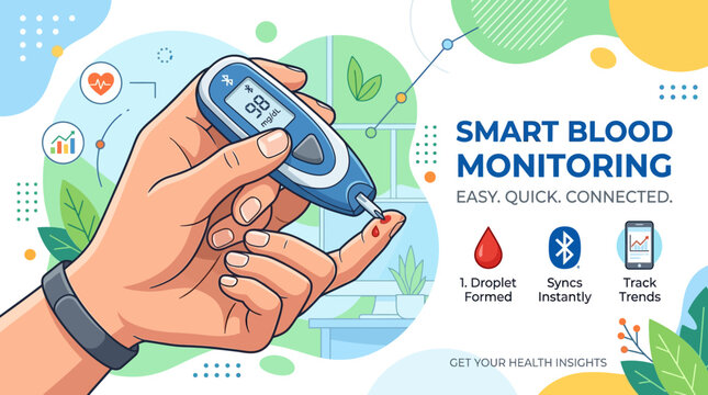Smart Blood Monitoring Modern Diabetes Care
