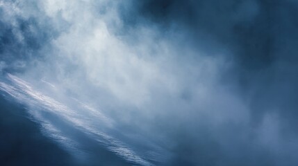 Fototapeta premium Dramatic Atmospheric Sky with Shimmering Light and Clouds Creating a Captivating Backdrop for Nature and Landscape Photography
