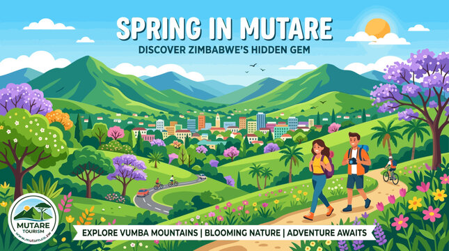 Springtime in Mutare Zimbabwe A Scenic Landscape