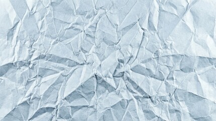 Obraz premium Intricate crumpled white paper texture, dynamic folds and shadows