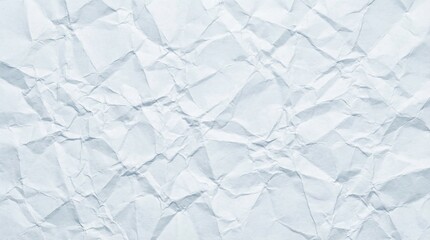 Obraz premium Intricate crumpled paper texture, light blue tones, dynamic folds and shadows