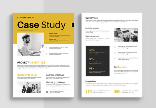 Case Study Template Design