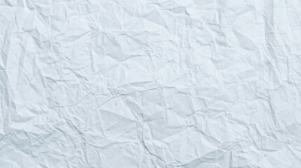 Naklejka premium Intricate crumpled paper texture, light blue tones, dynamic folds and shadows