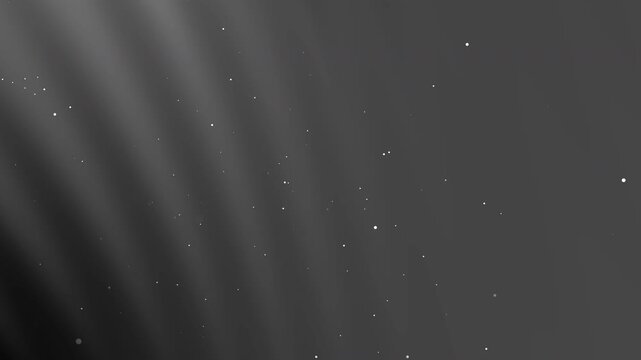 animated black and grey gradient background with light rays and floating dust particles. Ideal for artistic, dramatic, or mysterious design projects.