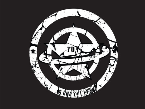 Army Life Vector T-Shirt Design
